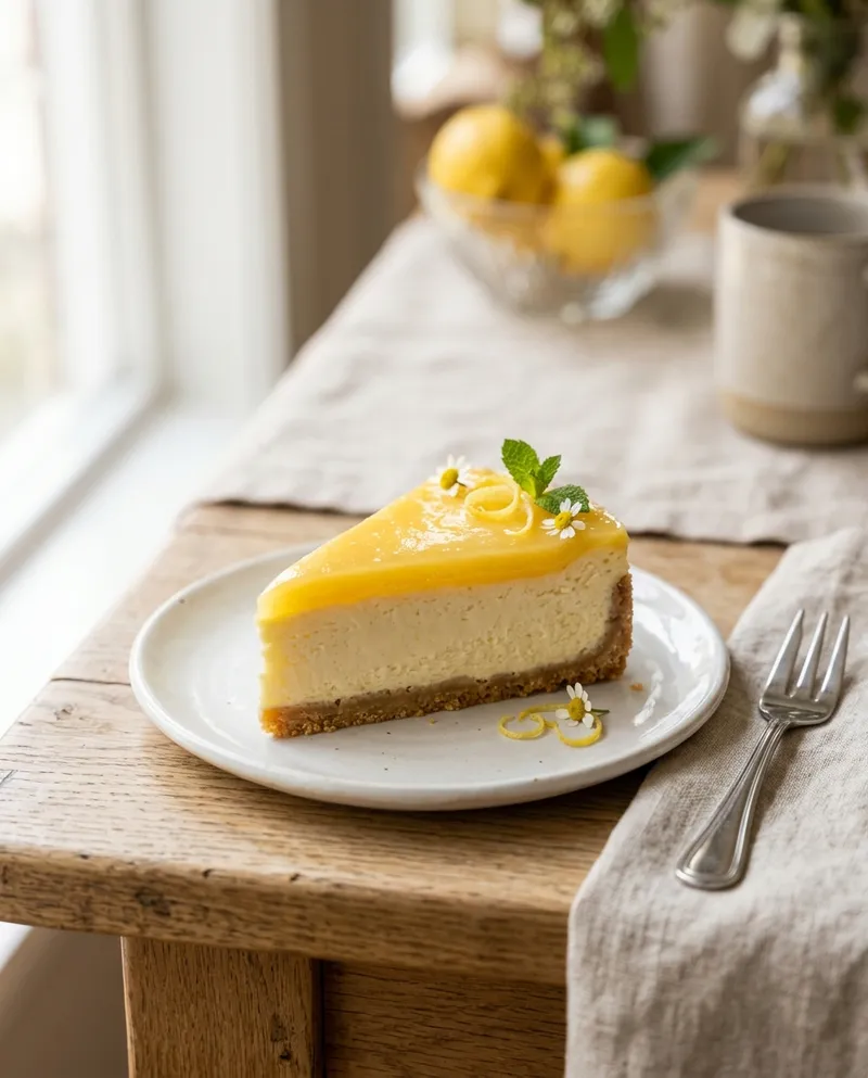 Cheesecake de limão